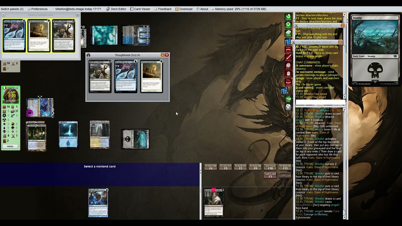 2503   Modern Esper Delver Frog 044 Esper Control