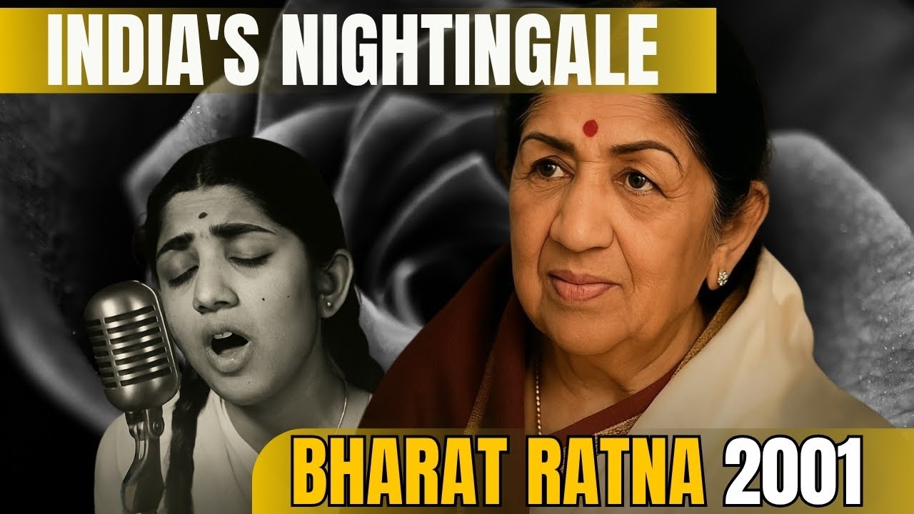 Lata Mangeshkar Bhārat Ratna 2001 | The Nightingale’s Grit & Legacy