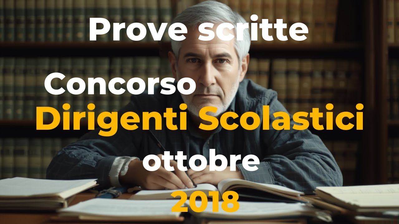 Prove scritte Concorso DS ottobre 2018