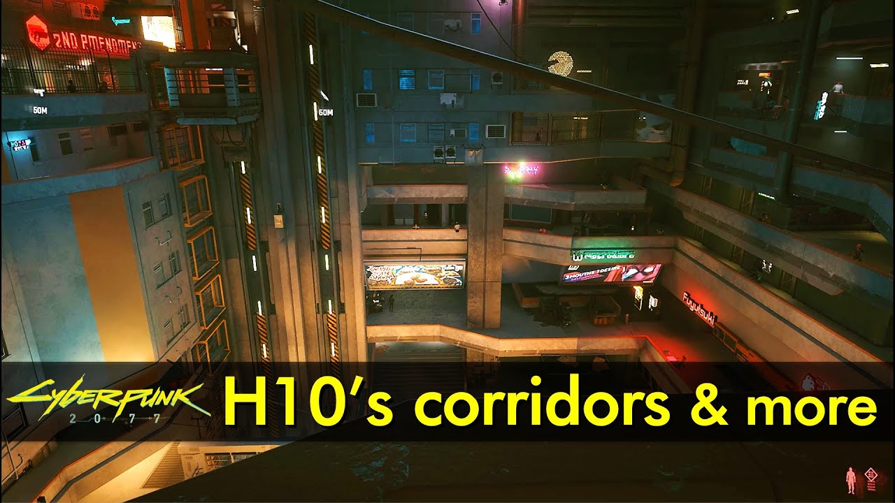 Lobby, Corridors, & Rooftop - Megabuilding H10 | Cyberpunk 2077