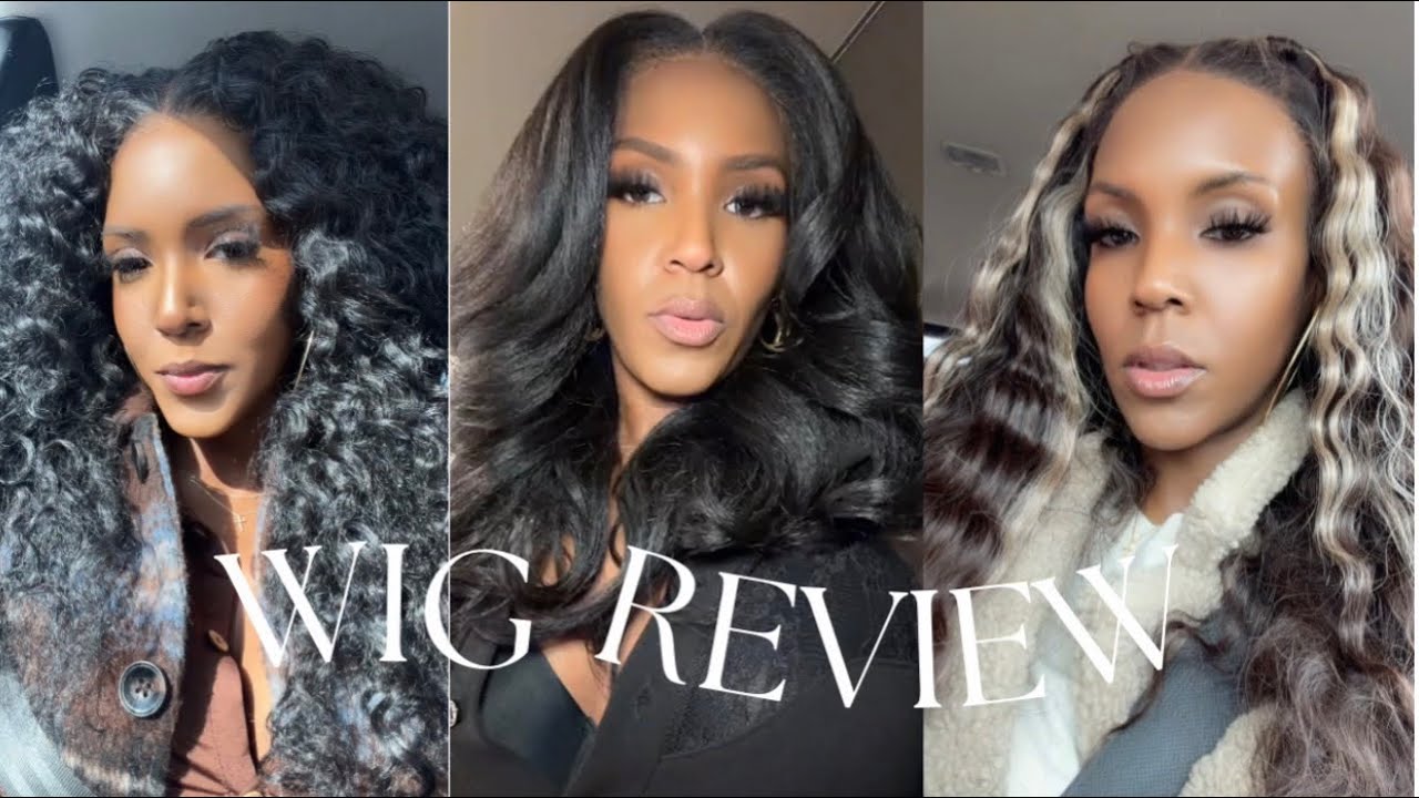 Outre Human Hair Blend Glueless HD 6X5 Pre-Cut Lace Closure Wig HHB-Loose Body 26