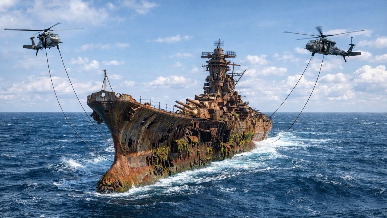 We Bought Yamato for $1,700… Salvaging, and Restoring the Most Unhinged $7B Comeback Ever