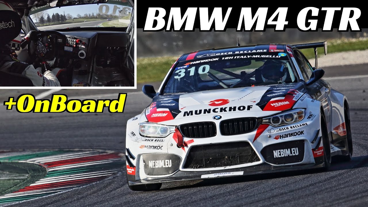 2017 BMW M4KK GTR (F82) + Onboard by Munckhof Racing at 12h Mugello Endurance Races - S54 Engine