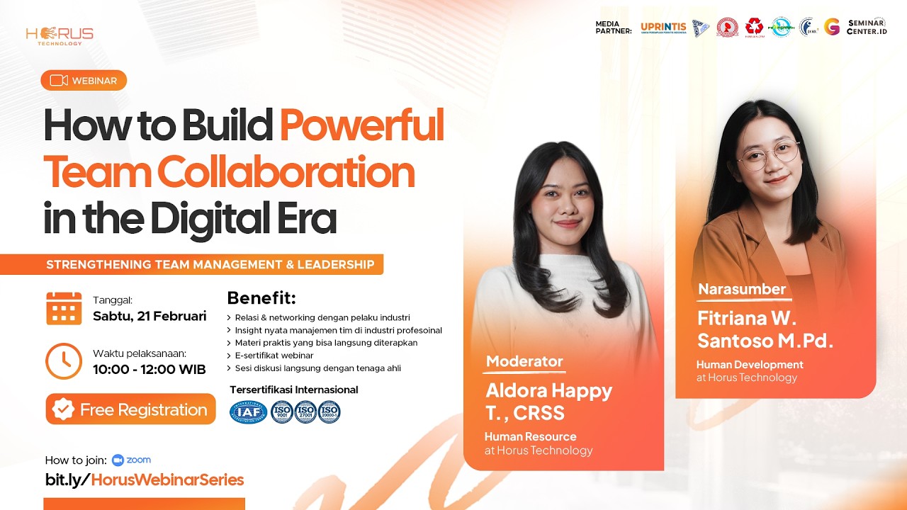 How to Build Powerful Team Collaboration in The Digital Era | #HorusWebinarSeries