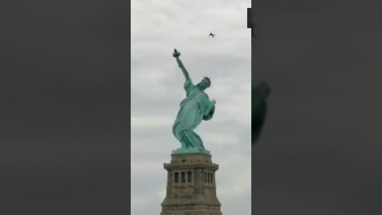 Estatue of Liberty dancing meme #viral #wow #liberty #statue #libertystatue