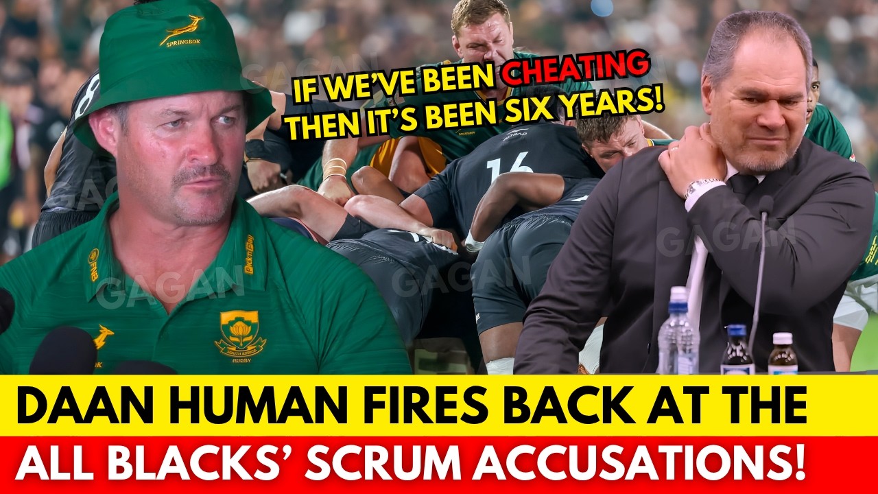 🚨DAAN HUMAN PUTS THE &ldquo;ILLEGAL SCRUM&rdquo; CLAIM TO BED! | SPRINGBOKS NEWS
