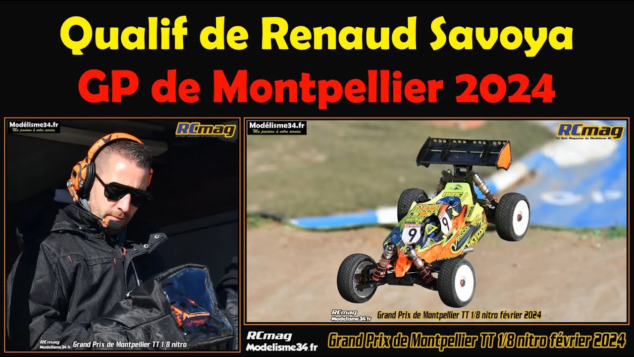 Renaud Savoya lors des qualifications du Grand Prix de Montpellier 2024