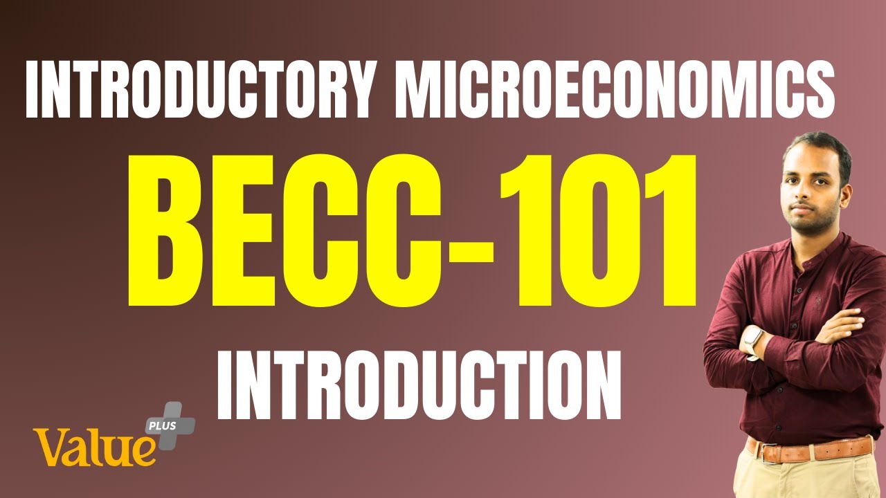 IGNOU | മലയാളം |INTRODUCTORY MICROECONOMICS | BECC-101 | INTRODUCTION