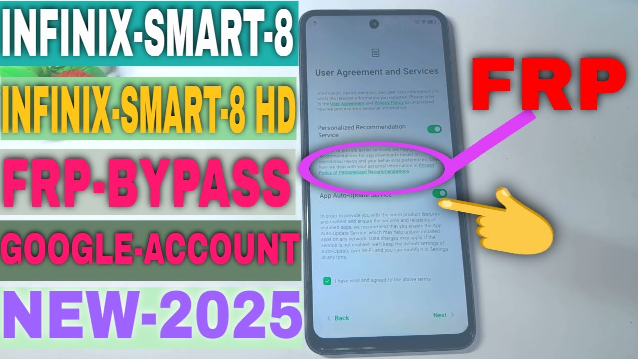 Infinix Smart 8 (X6525) Frp Bypass New 2025 | Infinix Smart 8 HD Frp And Google Account Remove 2025