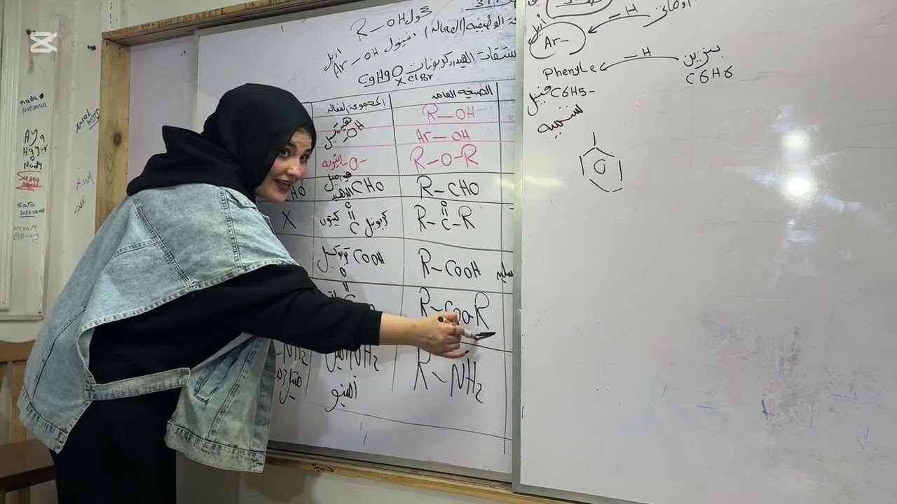 حصه ٢٥ عضويه جزء ١ شرح كحولات❤️❤️المقدمه والتسميه الشائعه والايوباك ❤️❤️ ل٣ ثانوي دفعة ٢٠٢٦ 