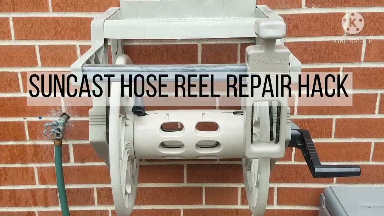 Suncast Hose Reel Repair Hack - No More Leaky Connector