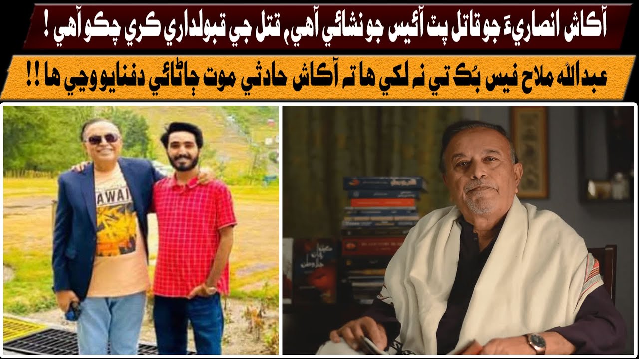 Dr. Akash Ansari's drug addict son has confessed to murdering his father.