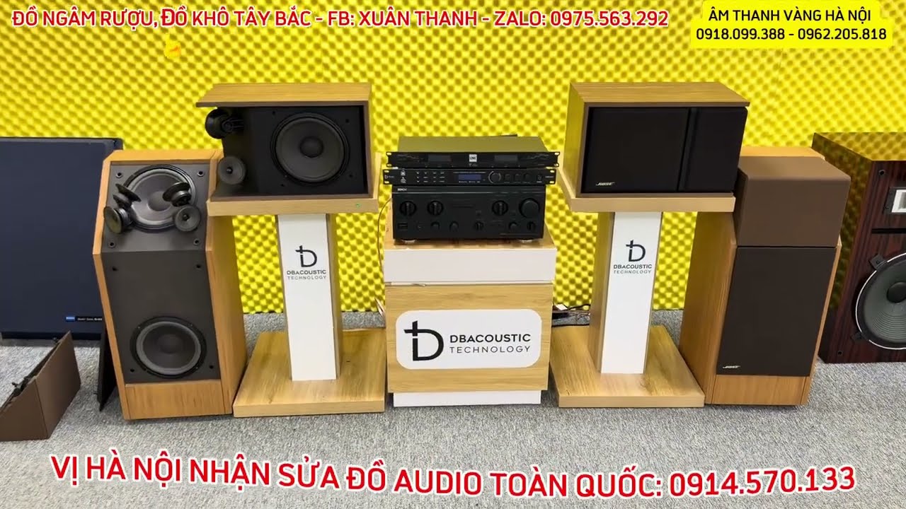 TRÂU MỘNG DENON 890D TẨN BỐN QUẢ LOA BOSE RA BÃ