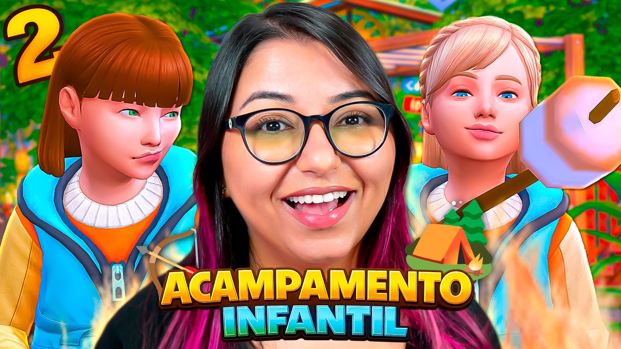 Coloquei IRMÃS OPOSTAS no MESMO ACAMPAMENTO! 🏕️
