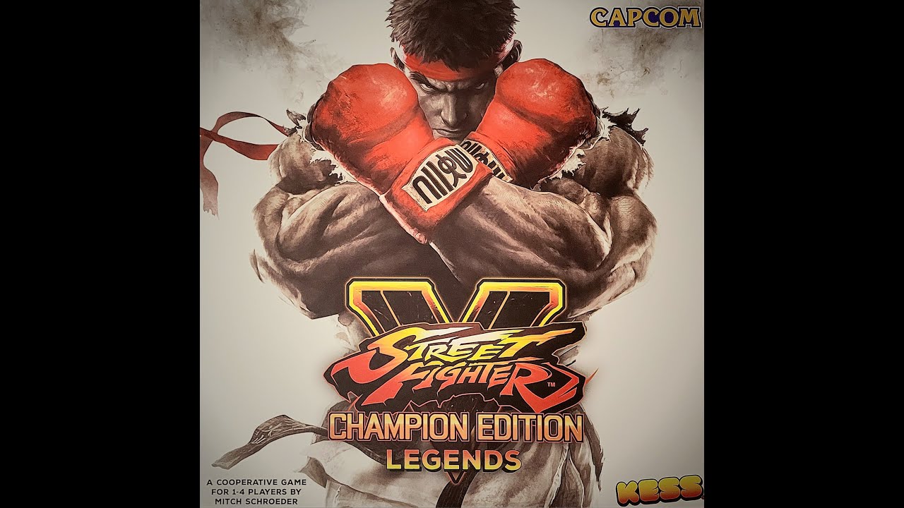Street Fighter V: Champion Edition Legends Board Game - Play Through