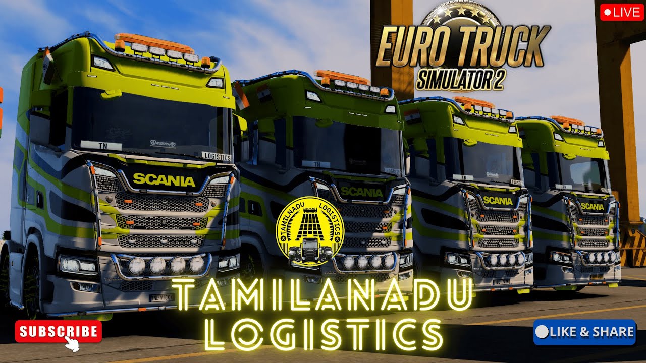ETS 2 TAMIL LIVE  | Euro Truck Simulator 2  tamil | Multiplayer Truckers MP| Realistic Driving