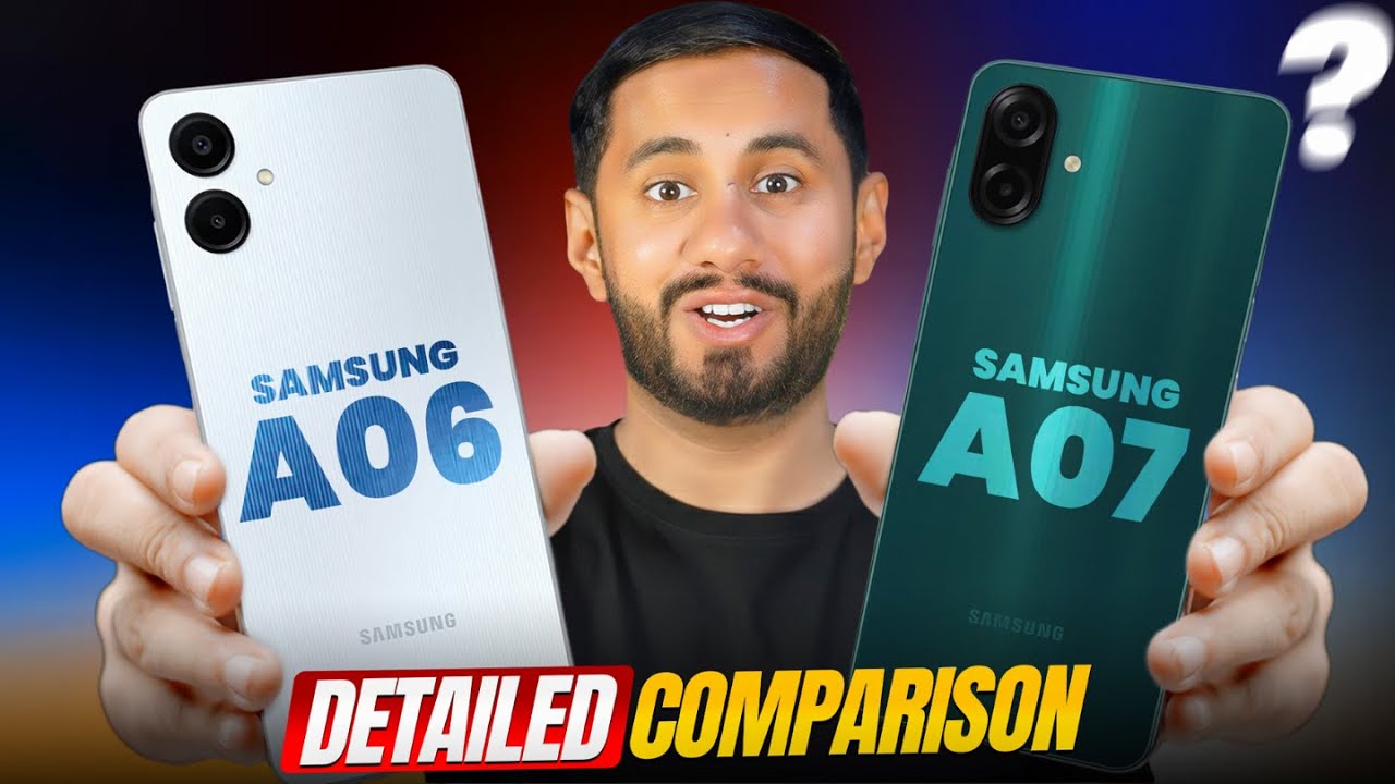 Samsung A07 против A06 &mdash; лучший бюджетный телефон Samsung? | Камера, производительность и тест PUBG