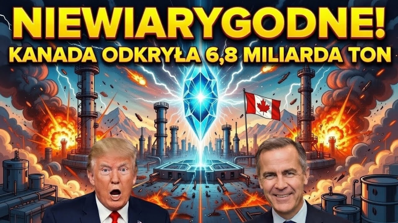 NIEWIARYGODNE! KANADA ODKRYŁA 6,8 MILIARDA TON