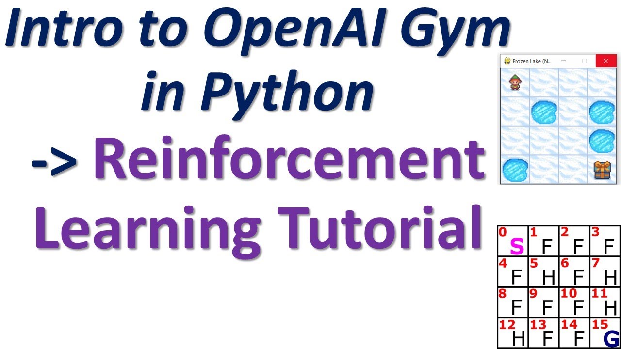 Introduction to OpenAI Gym and Frozen Lake Environment in Python- Reinforcement Learning Tutorial