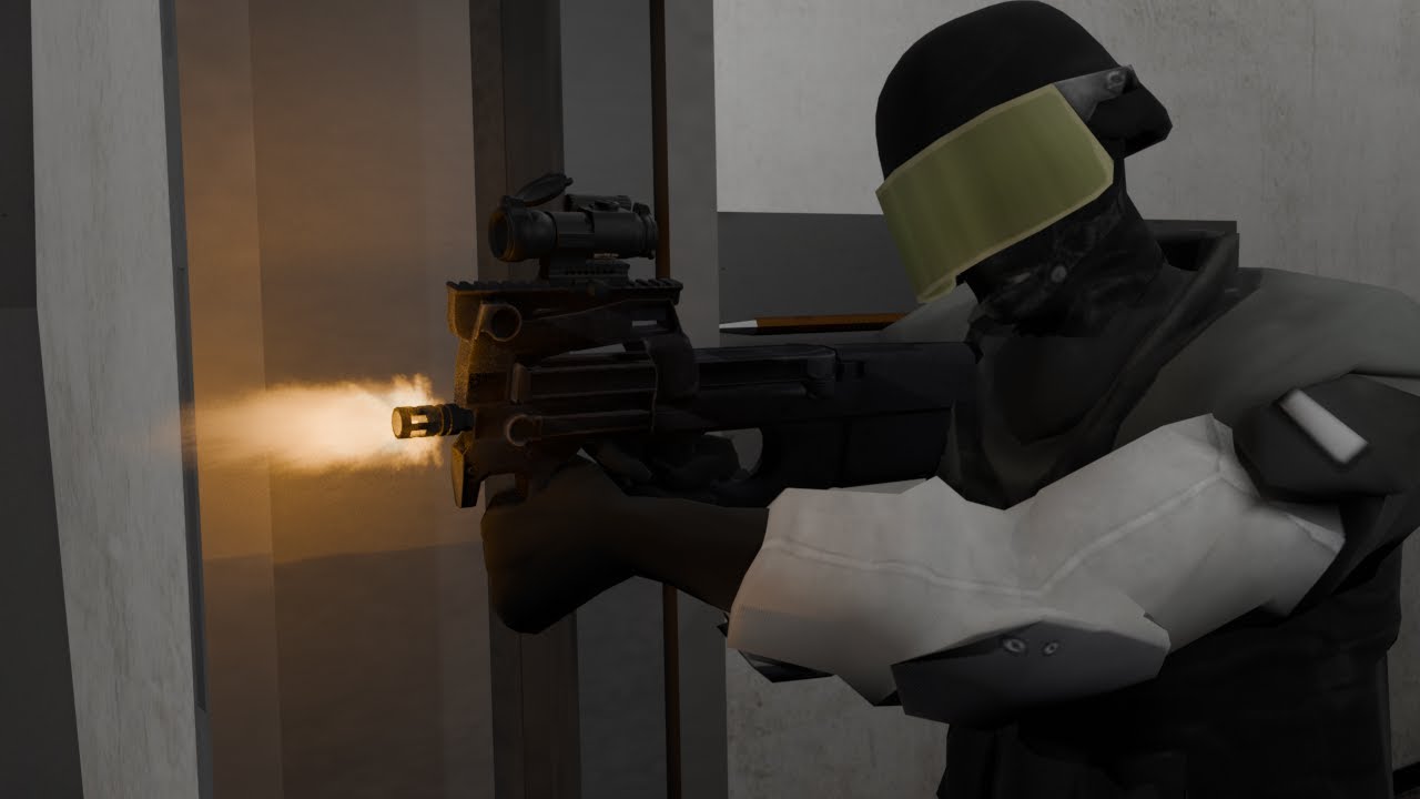 I Own a P90 for Home Defence [SCP Blender Animation Parody]