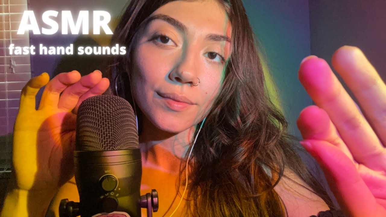 ASMR fast hand sounds (+ some mouth sounds 😛)