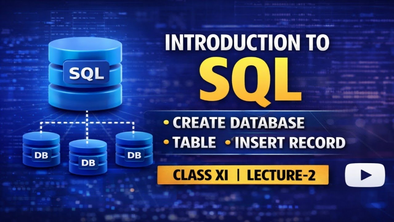 Введение в SQL | Создание базы данных | Таблица | Вставка записи | 11 класс