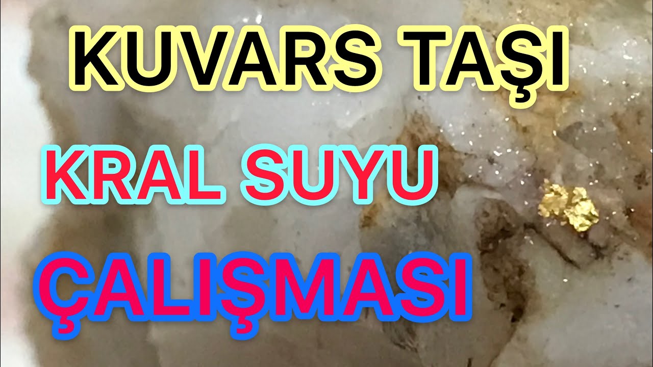 KALSİT’li KUVARS TAŞI VE KRAL SUYU ( KALSİYUM KARBONAT )