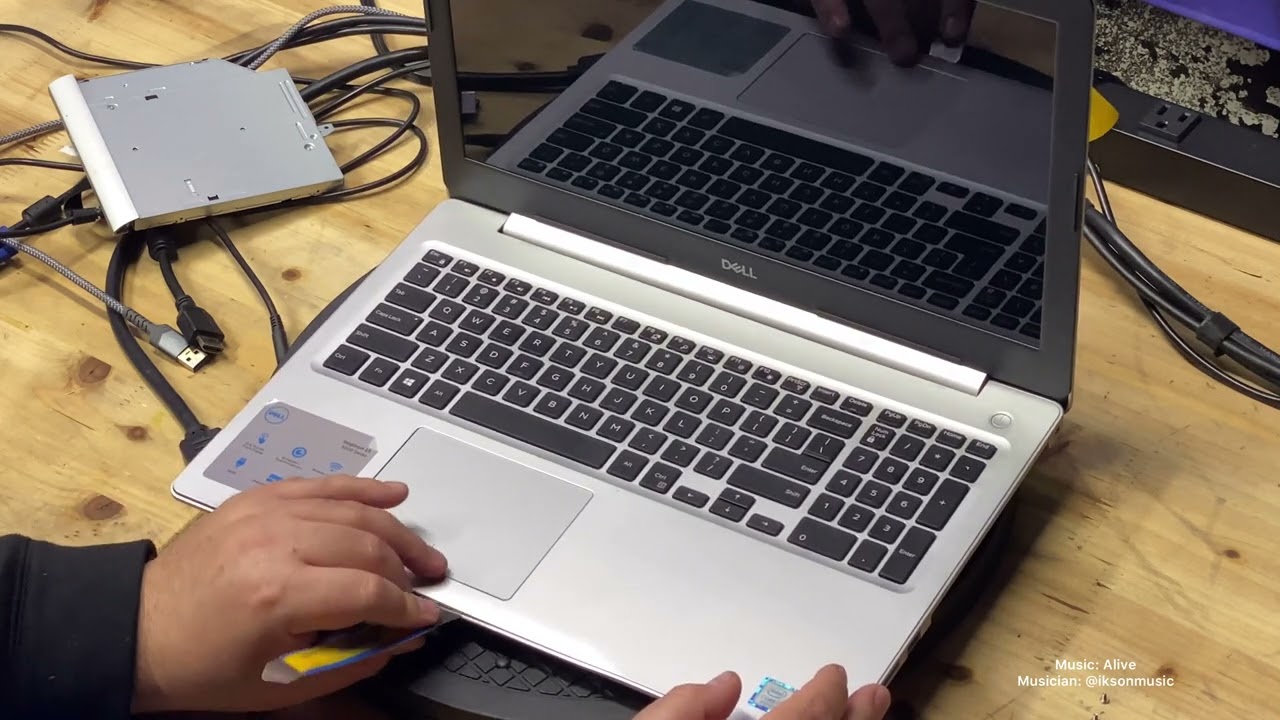 Dell Inspiron 15-5570 laptop SSD Upgrade.