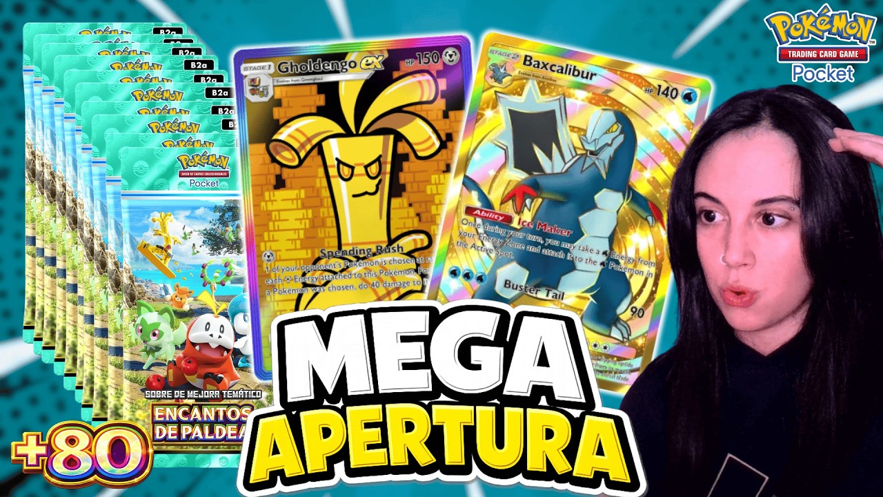 MEGA APERTURA DE LA NUEVA EXPANSIÓN ENCANTOS DE PALDEA!! - Pokémon TCG Pocket