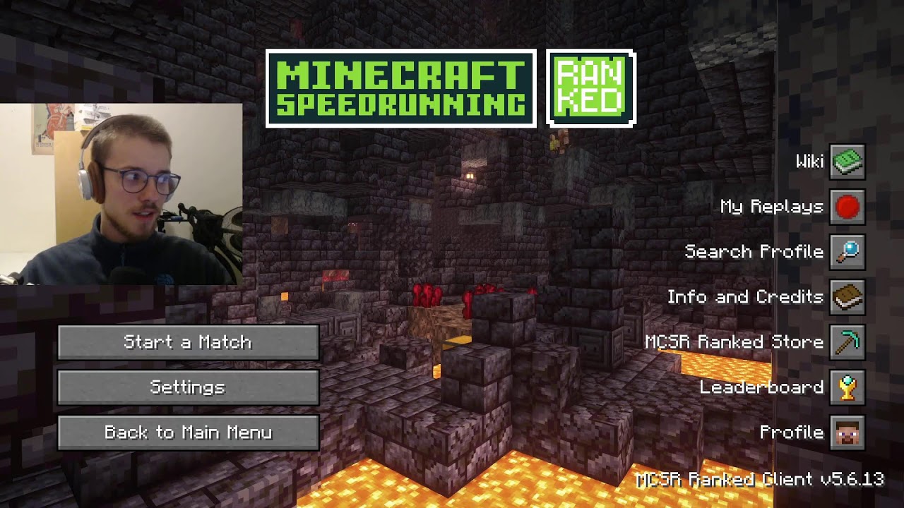 Winning In MCSR Ranked Without Wearing Armor (for achievement)