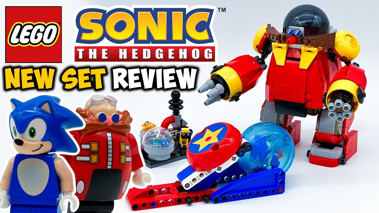 Sonic vs. Dr. Eggman's Death Egg Robot Review! LEGO Sonic the Hedgehog Set 76993