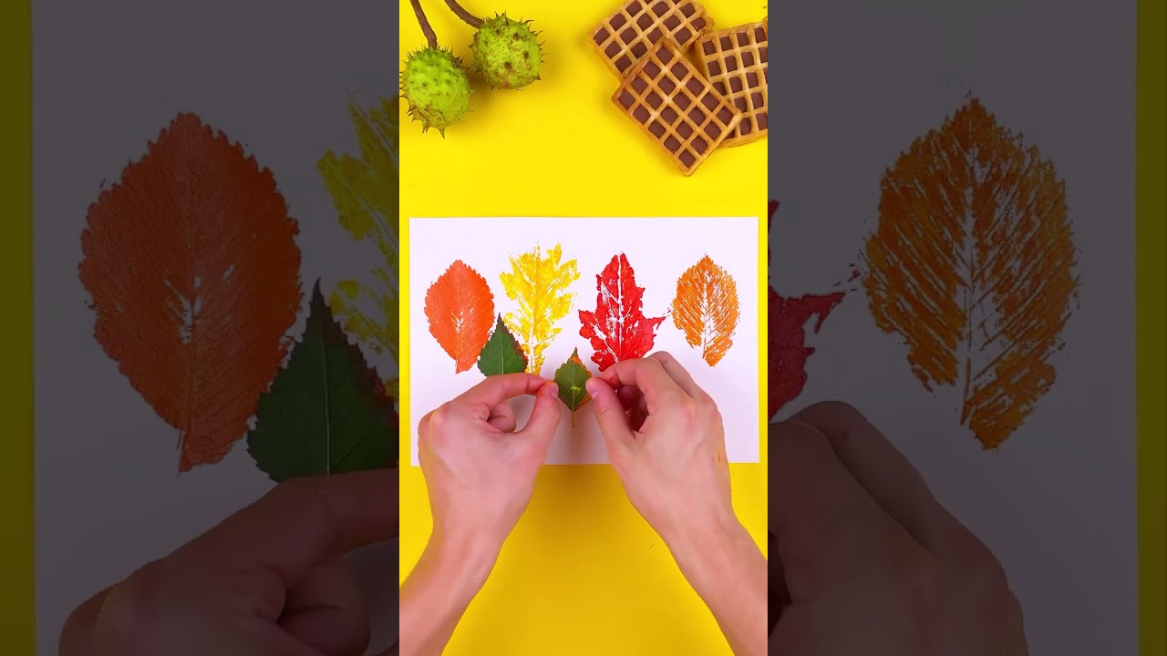 Autumn Leaf Art! 🍂🎉 Let&rsquo;s Make Beautiful Prints Together! 🍁✨