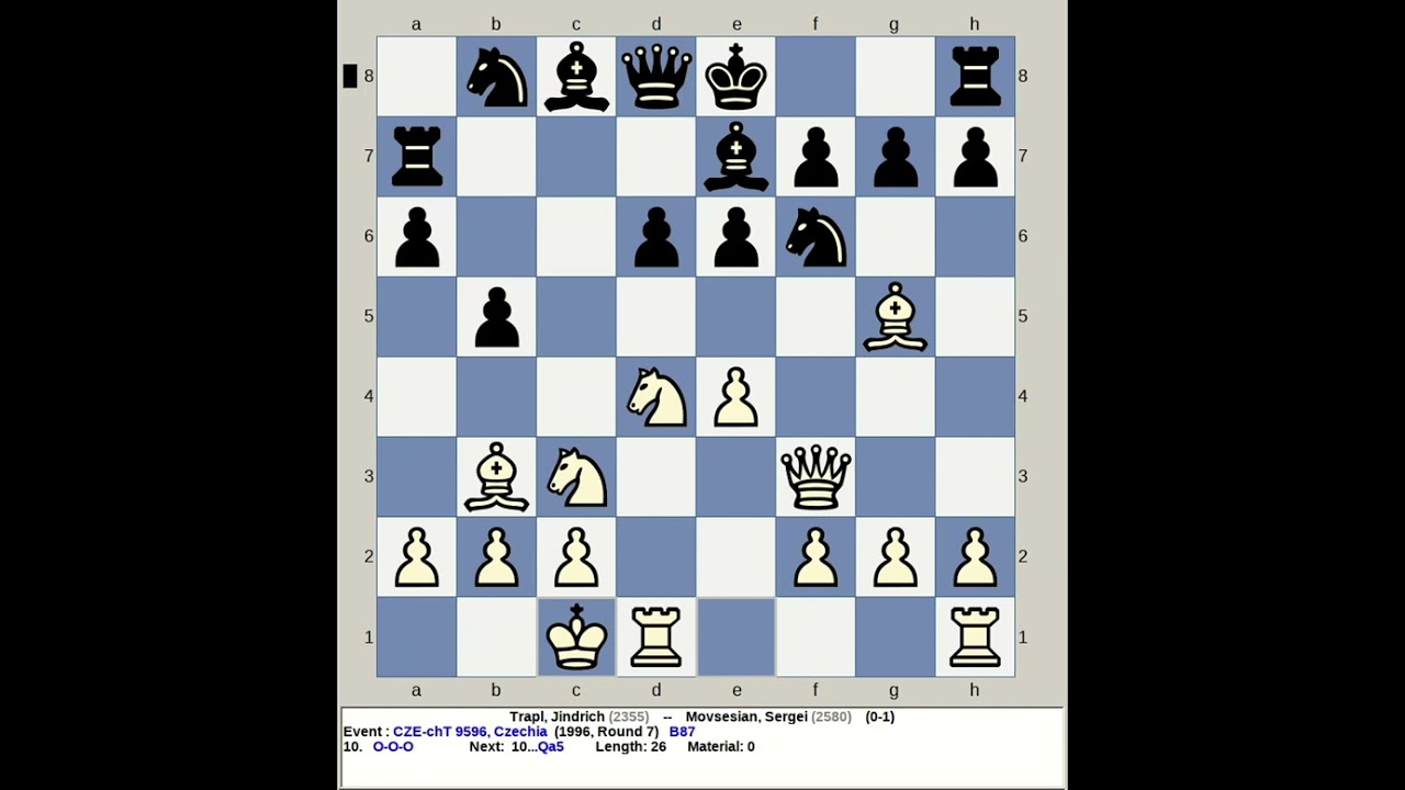 Trapl, Jindrich vs Movsesian, Sergei | Czechia Chess 9596 1996
