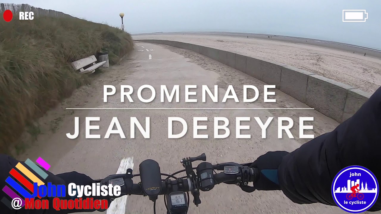 Berck sur mer - balade à vélo - rue Carnot - Esplanade.