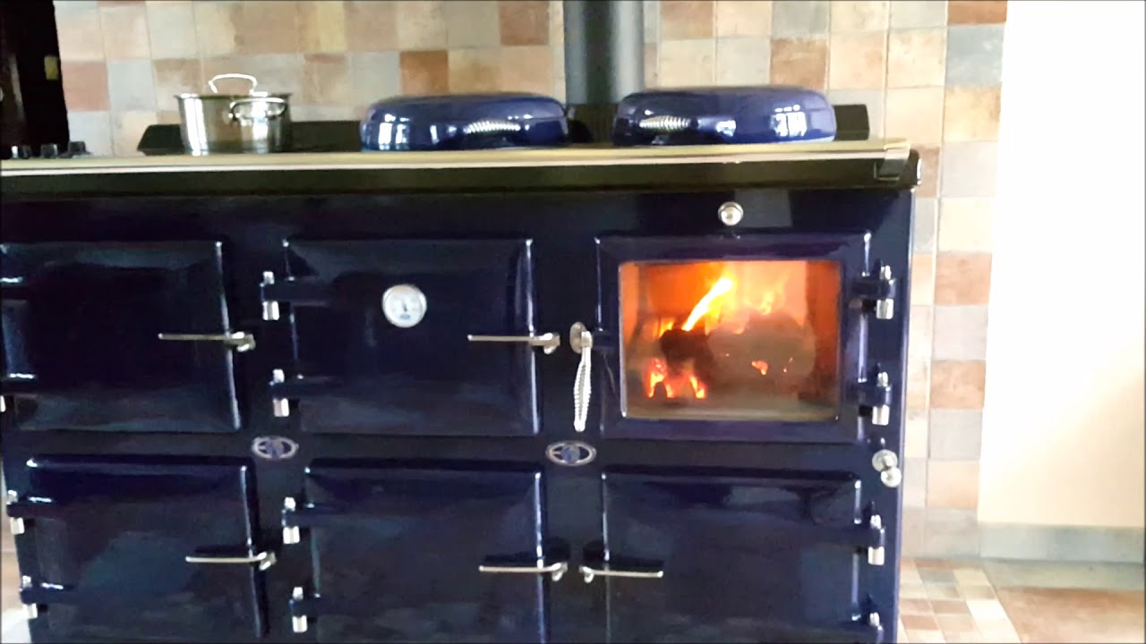Wood fired stove - cooker, 5 oven electric Hybrid cooker by Thornhill, British made