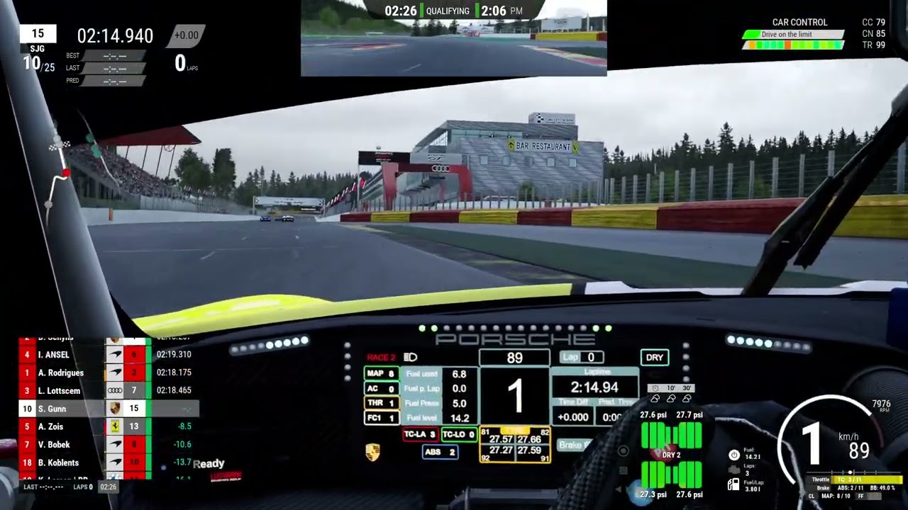 Two races (one with me crashing in 1st lap) | Spa | Assetto Corsa Competizione | LowFuelMotorsport
