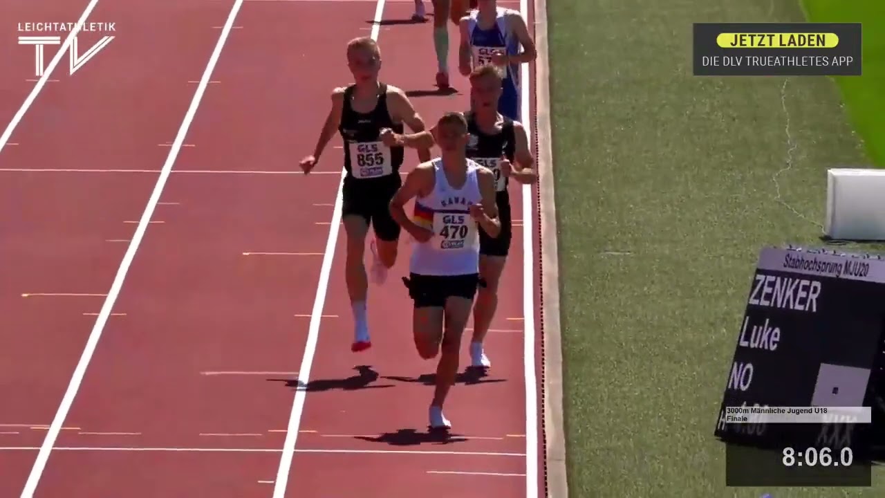 Jugend-DM 2022 Ulm | Tristan Kaufhold läuft mit beherztem Solo zu Gold