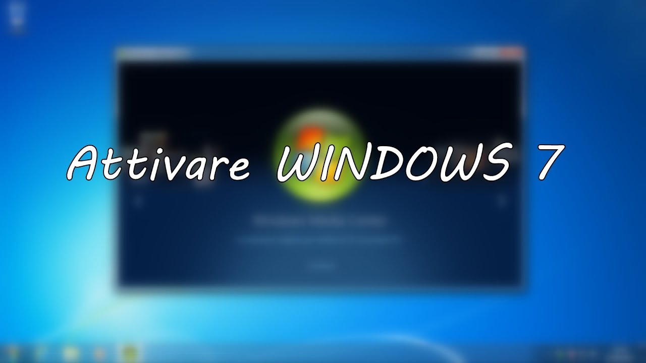 ATTIVARE WINDOWS 7 - TUTORIAL 2019