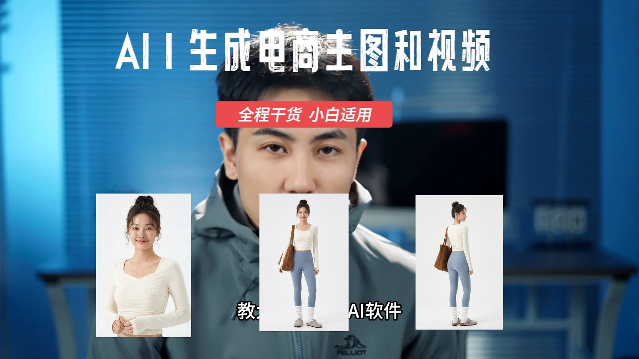 AI生成真人模特电商主图 短视频（全程实操干货）