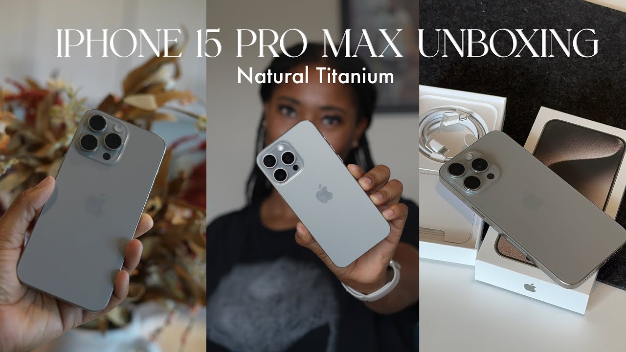 Iphone 15 Pro Max Unboxing | Natural Titanium | 512G | eSim setup
