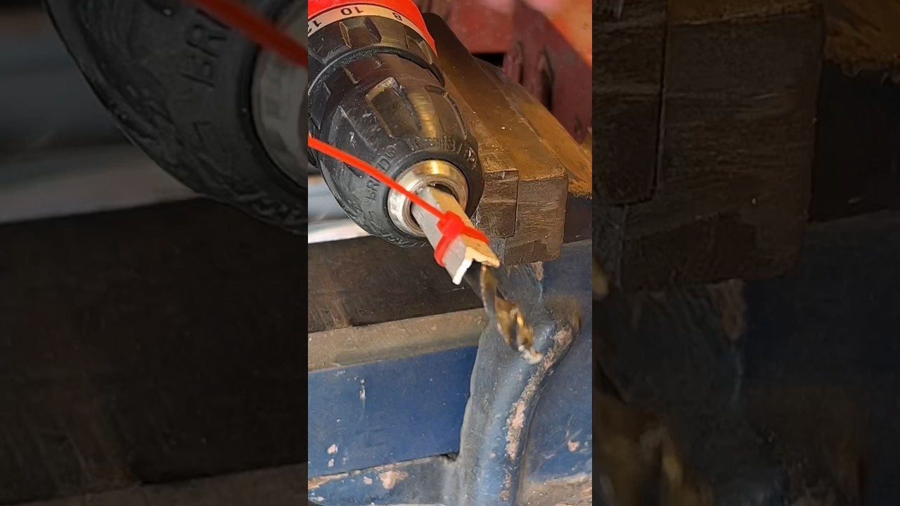 Astuce pour percer dans le bois !! 