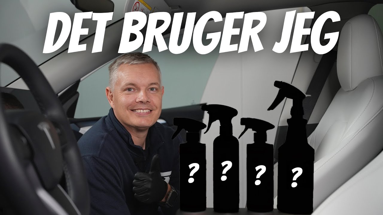 S&aring;dan Holder Jeg Min Tesla Model Y Ren Indvendig!