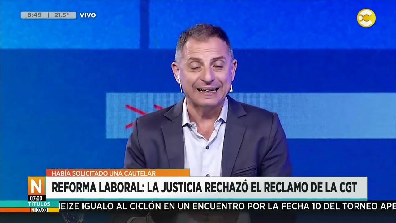 Reforma laboral: la Justicia rechazó el reclamo de la CGT │N7:00│ 12-03-26