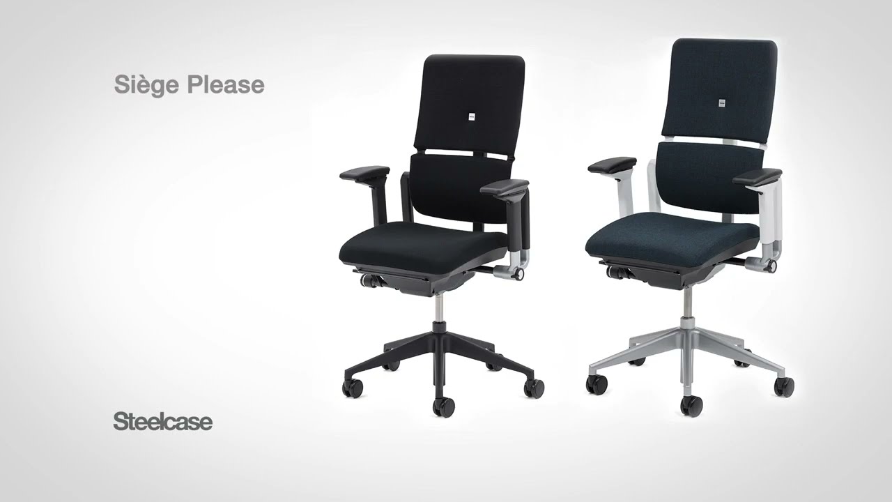Steelcase Siege Please - Video De Réglages