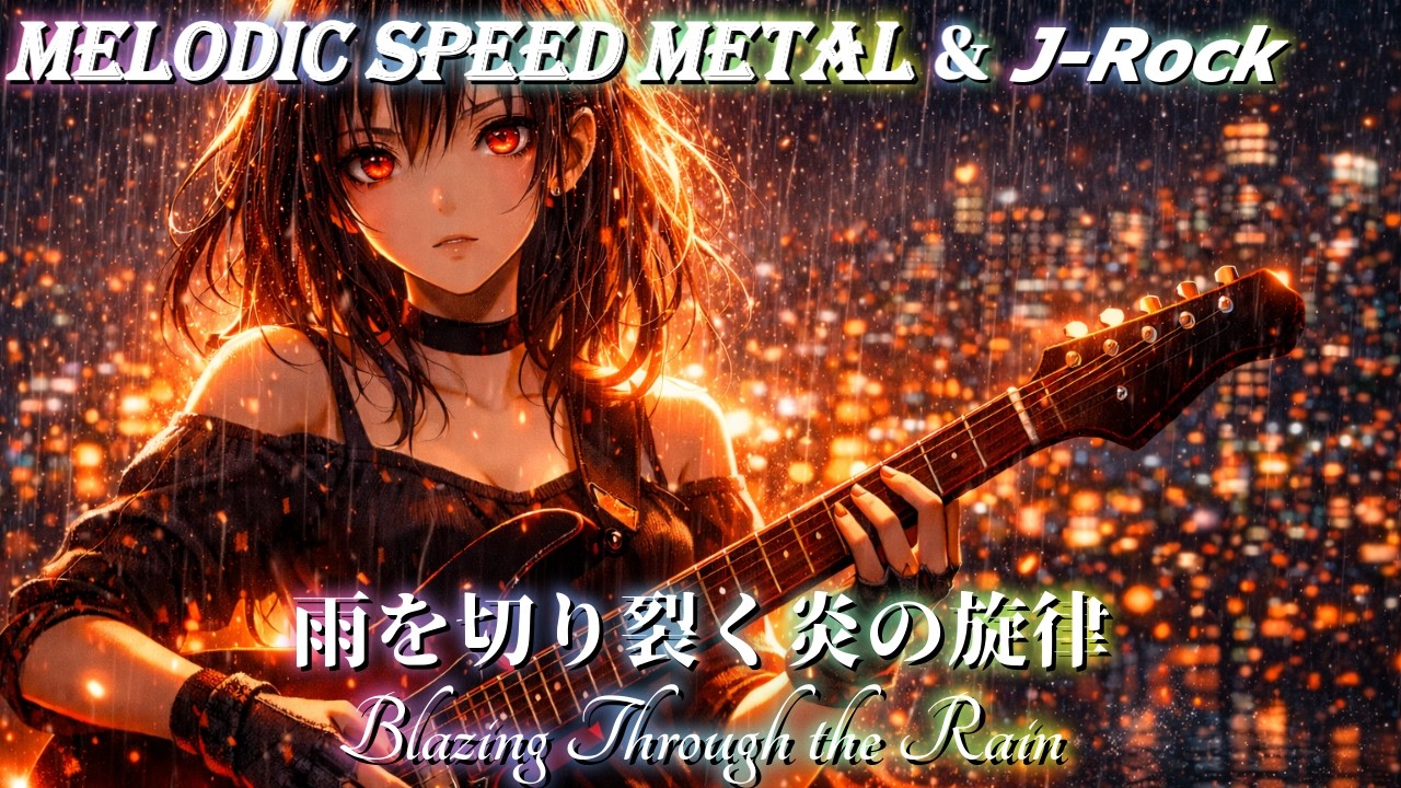 【playlist】Blazing Through the Rain／雨を切り裂く炎の旋律 | 重低音×疾走感×Melodic & Emotional J-Rock