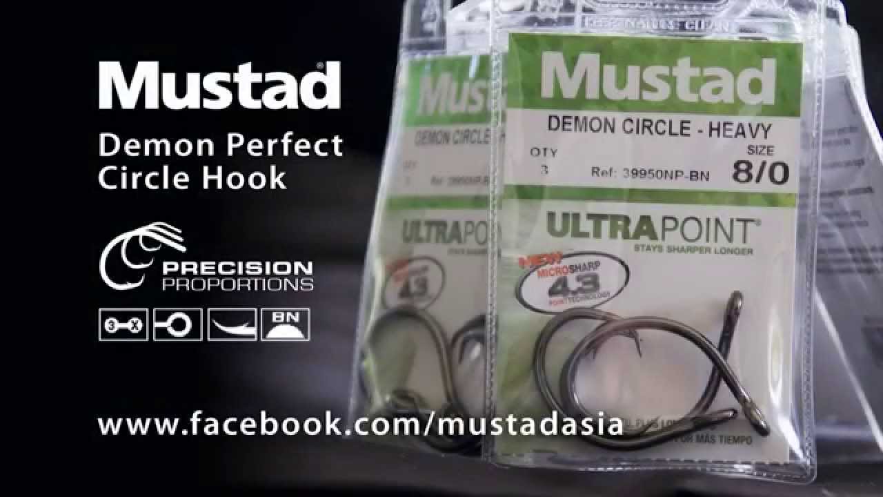 Better Hook-ups with Mustad Demon Perfect Circle Hooks