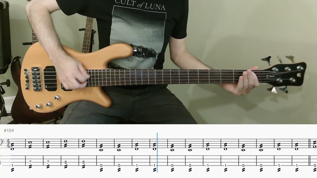 Darkthrone - Transylvanian Hunger (bass cover with tab)