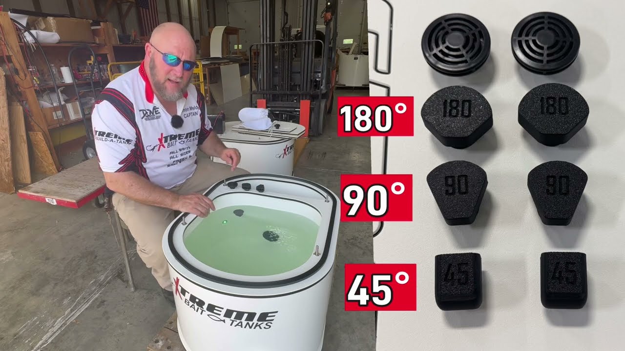 This ain’t your Grandpa’s Bait Tank!! MULTIPLE DIRECTIONAL FLOWS AVAILABLE