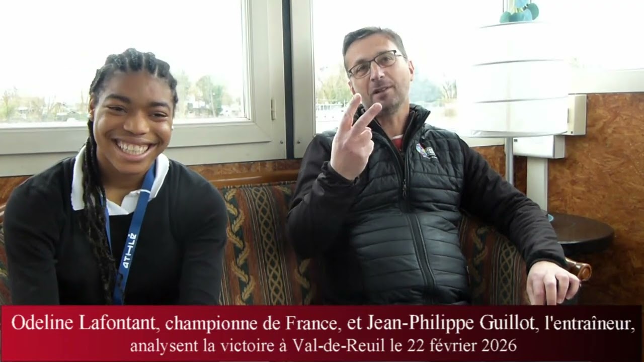Odeline LAFONTANT (55'' 57) Championne de France 400 m en salle Cadette