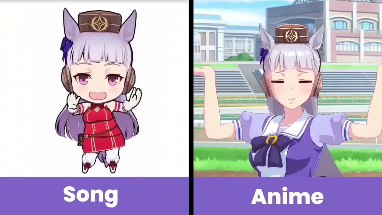 Song Vs Anime Voice 😂#umamusume #anime #moments #waifu 